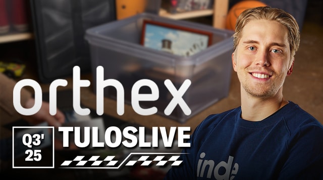 Orthex Q3'25 -tuloslive to 13.11. klo 8:55