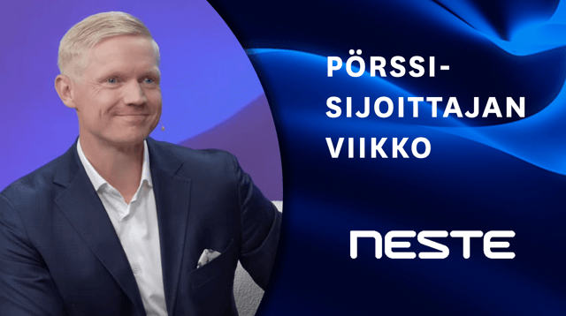 Neste sijoituskohteena | Pörssisijoittajan viikko 12.9.2025