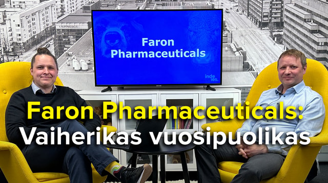 Faron Pharmaceuticals: Vaiherikas vuosipuolikas