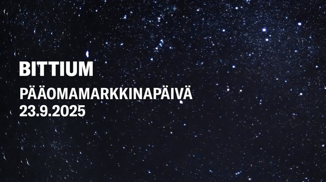 Bittiumin pääomamarkkinapäivä 2025