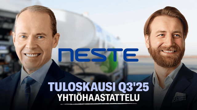 Neste Q3’25: Valoa tunnelin päässä