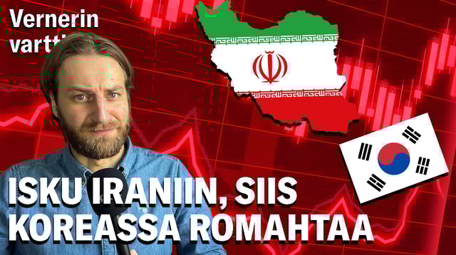 Trump iski Iraniin, mutta Korean pörssi romahtaa | Vernerin Vartti