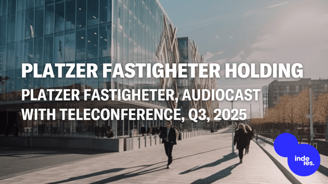 Platzer Fastigheter, Audiocast, Q3'25