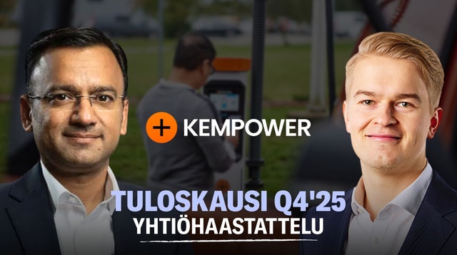 Kempower Q4'25: Tilauskertymä ylös, kannattavuus alas (eng.)