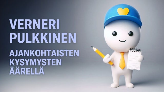 Verneri Pulkkinen Alokkaan haastavien ajankohtaisten kysymysten äärellä