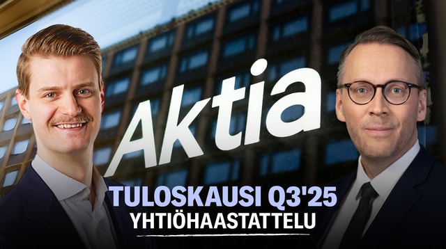Aktia Q3'25: Kasvua haetaan asiakasmäärän kautta