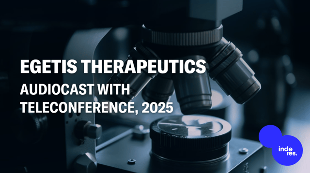 Egetis Therapeutics, Audiocast, 2025
