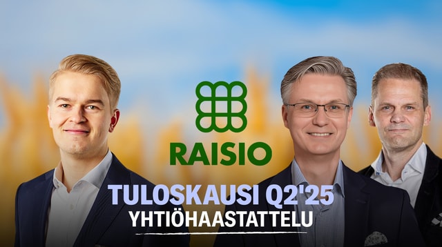 Raisio Q2'25: Tuloksellisesti kelpo kvartaali