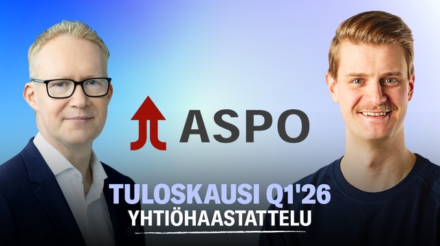 Aspo Q1'26: ”Torjuntavoitto”