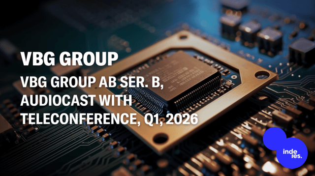 VBG GROUP AB ser. B, Audiocast, Q1'26