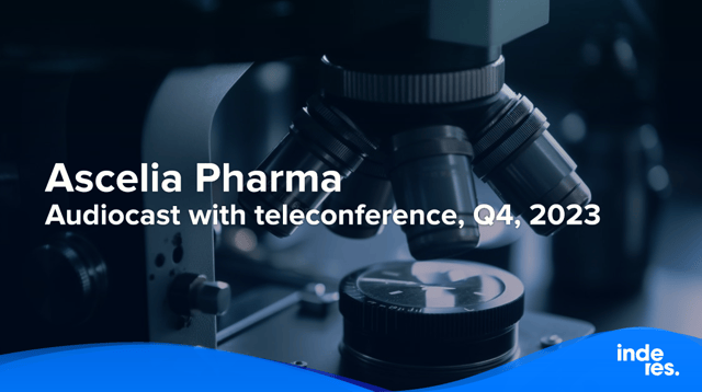 Ascelia Pharma, Audiocast with teleconference, Q4, 2023
