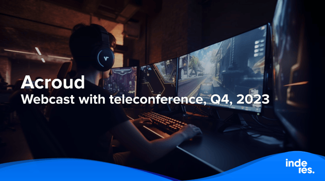 Acroud, Webcast with teleconference, Q4, 2023