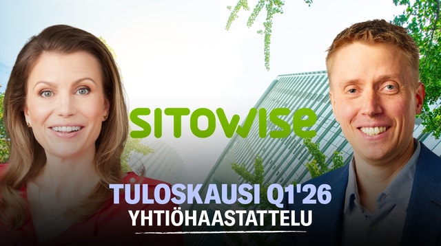Sitowise Q1'26: Orastavia positiivisia merkkejä