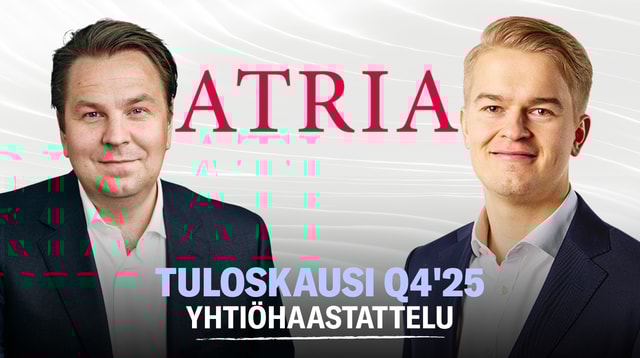 Atria Q4'25: Nousujohteinen ohjeistus