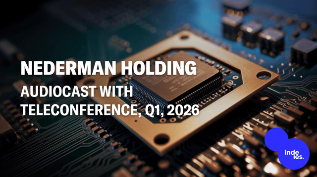 Nederman Holding, Audiocast, Q1'26