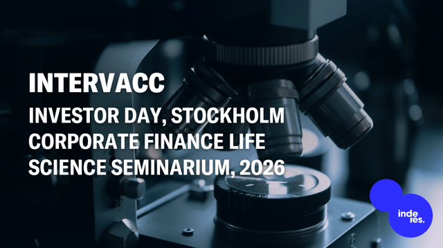 Intervacc, Investor Day, Stockholm Corporate Finance Life Science Seminarium, 2026