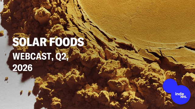 Solar Foods, Webcast, Q2'26