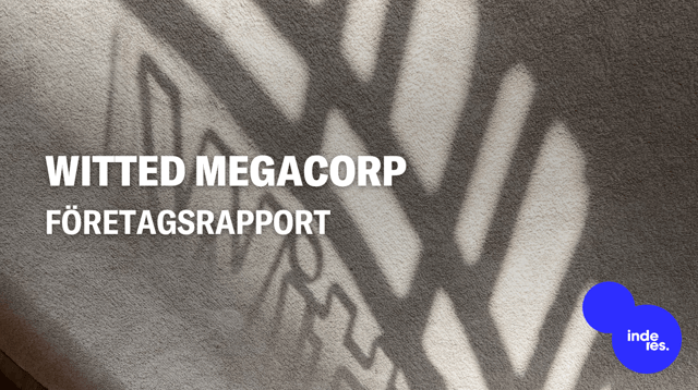 Witted Megacorp Q1'26: Vinstvändning skapar en ingångspunkt