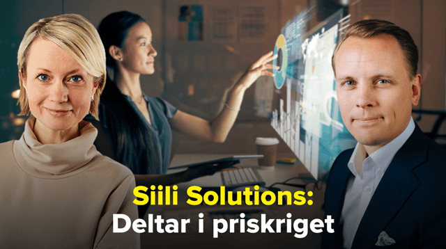 Siili Solutions: Deltar i priskriget