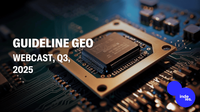 Guideline Geo, Webcast, Q3'25