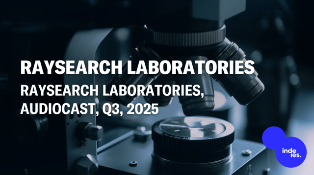 RaySearch Laboratories, Audiocast, Q3'25