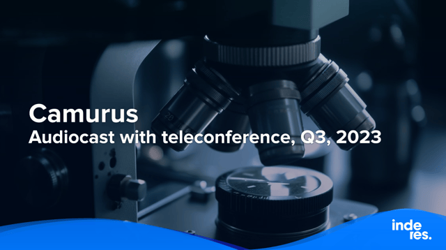 Camurus, Audiocast with teleconference, Q3, 2023