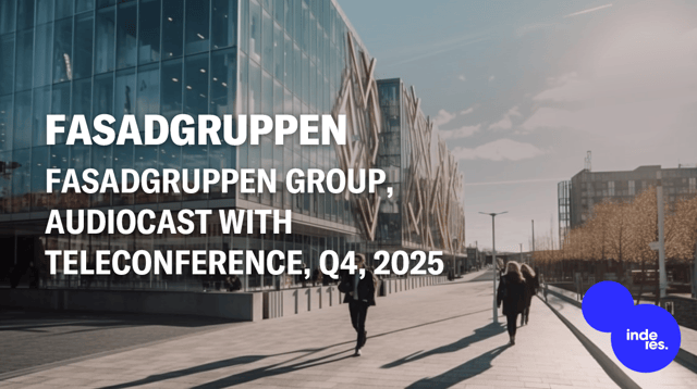 Fasadgruppen Group, Audiocast, Q4'25