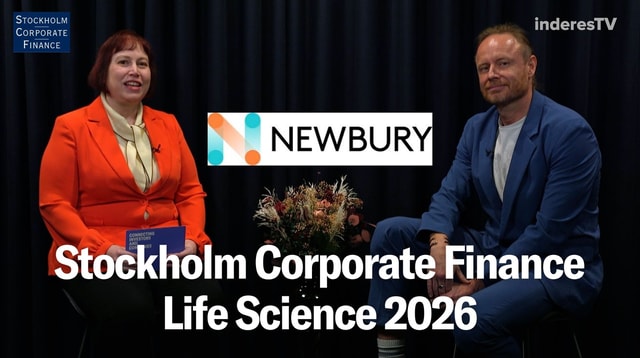 Intervju med Newbury Pharmaceuticals VD under SCF:s 17:e Kapitalmarknadsdag Life Science