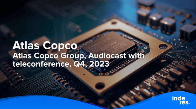 Atlas Copco Group, Audiocast with teleconference, Q4, 2023