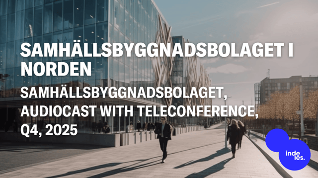 Samhällsbyggnadsbolaget, Audiocast, Q4'25