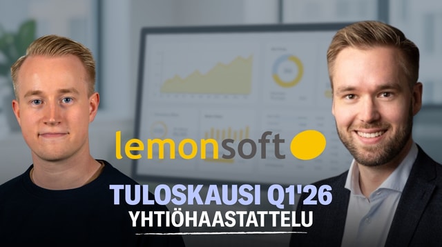 Lemonsoft Q1'26: Kannattavuus parani