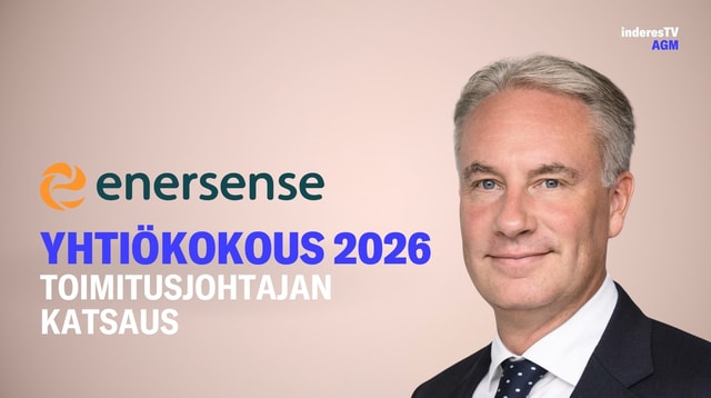 Enersensen yhtiökokous | Toimitusjohtajan katsaus 1.4.2026