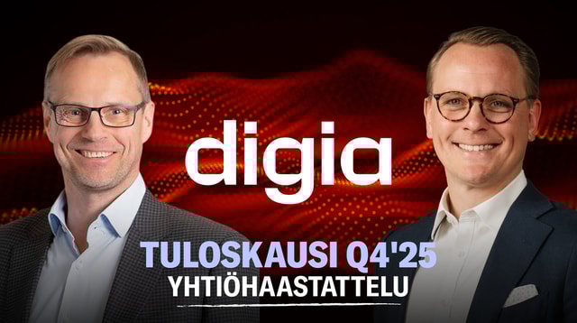 Digia Q4'25: Hyvä tulos