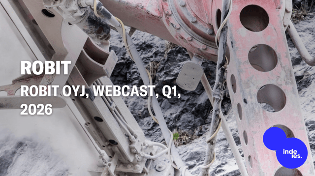 Robit Oyj, Webcast, Q1'26