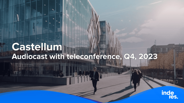 Castellum, Audiocast with teleconference, Q4, 2023