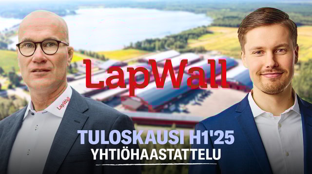 LapWall H1'25: Tilauskanta antaa selkänojaa haastavassa markkinassa