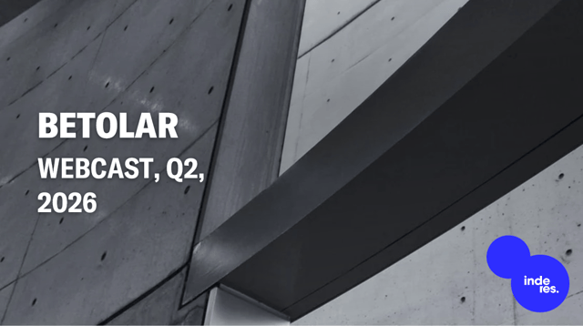 Betolar, Webcast, Q2'26