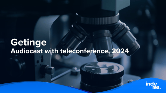 Getinge, Audiocast with teleconference, 2024