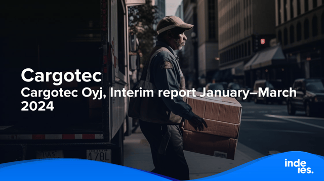 Cargotec Oyj, Interim report January–March 2024