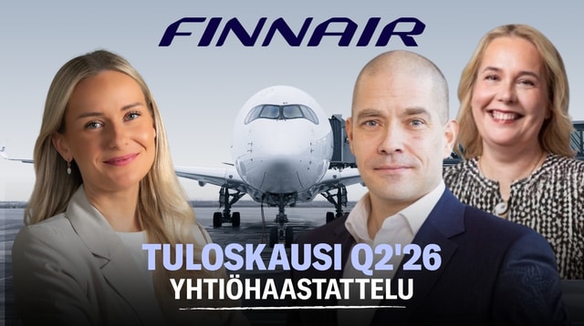 Finnair Q2'26: Erittäin vahva tulos