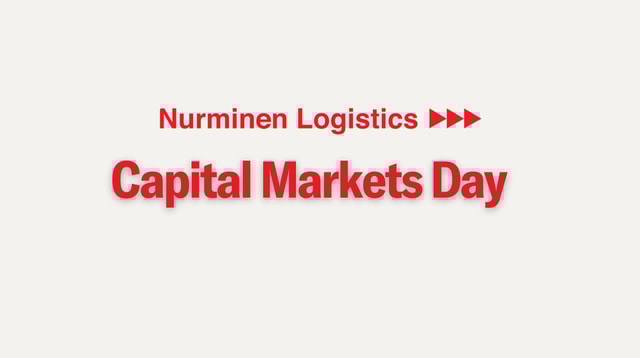 Nurminen Logistics, Capital Markets Day, CMD, 2026