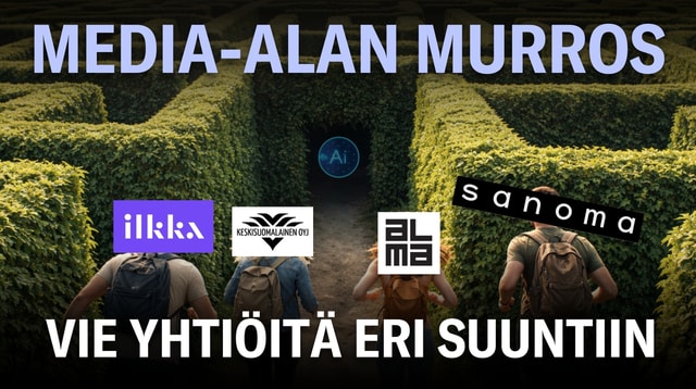 Kasvua perinteisen median ulkopuolelta – Mediayhtiöt