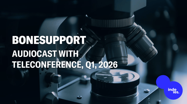 Bonesupport, Audiocast, Q1'26