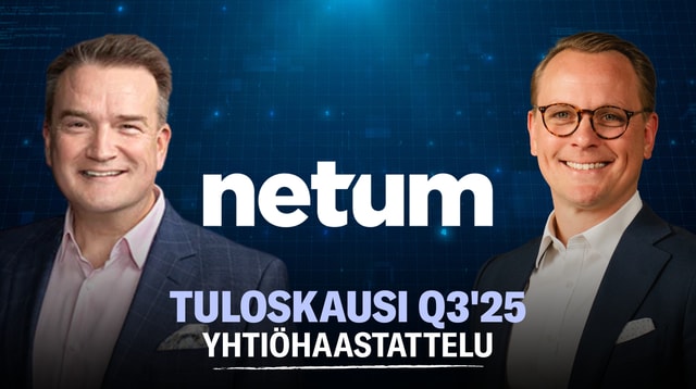 Netum Q3'25: Hintakilpailu vaatii katerakenteen sopeutusta