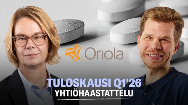 Oriola Q1'26: Uudet taloudelliset tavoitteet (eng.)