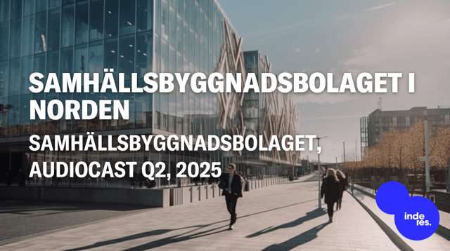 Samhällsbyggnadsbolaget, Audiocast Q2'25
