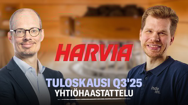 Harvia Q3'25: Paluu kaksinumeroiseen kasvuun