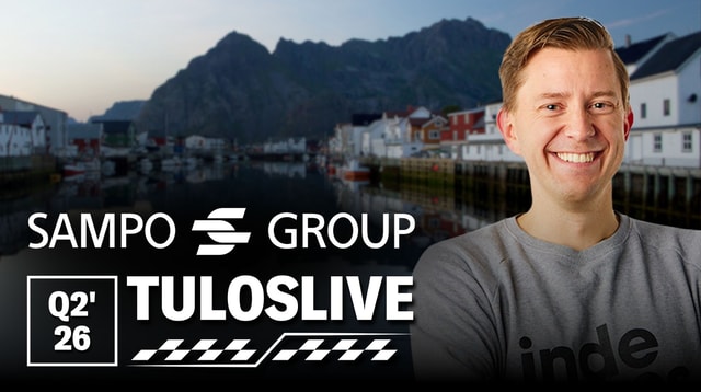 Sampo Q2'26 -tuloslive ke 12.8 klo 8:25