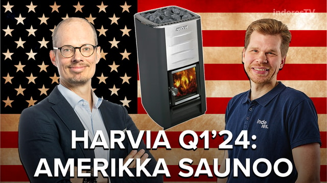 Harvia Q1’24: Amerikka saunoo