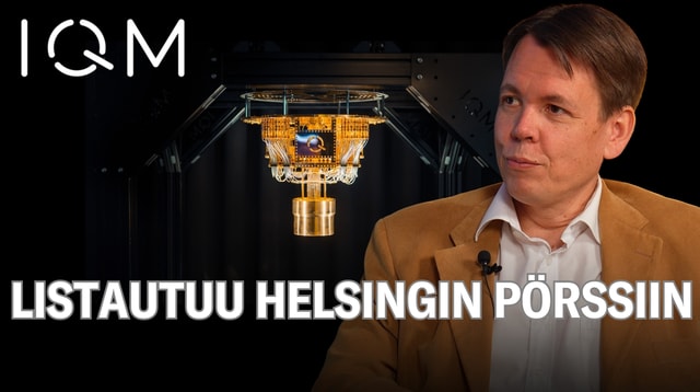 Kvanttiyhtiö IQM listautuu Helsingin pörssiin